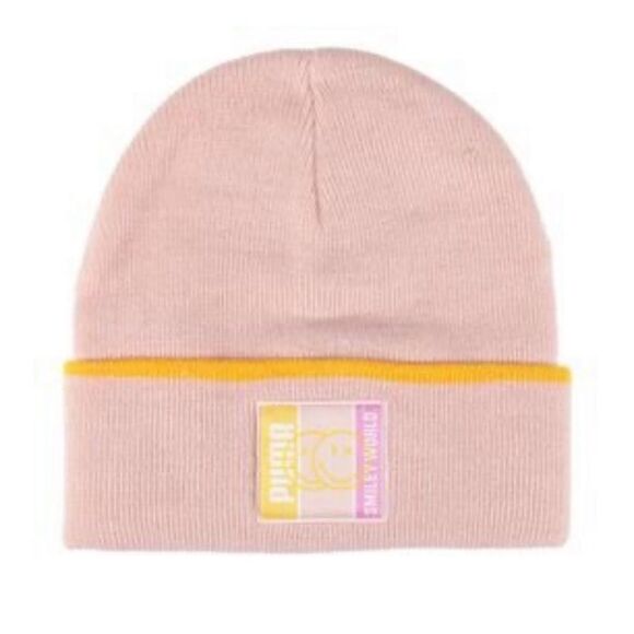 Puma Girls Pink Beanie Hat - Picture 2 of 8